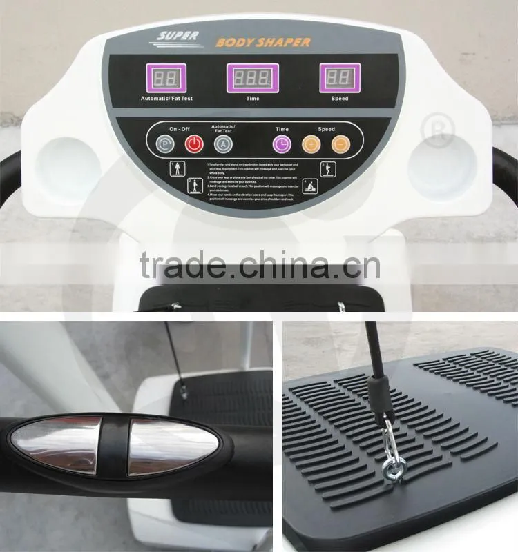 Newest fitness home gym equipment vibration plate machine with CE