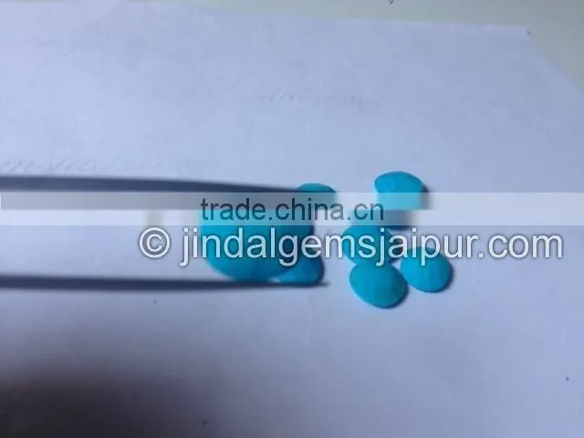 Turquoise Rose Cut Flat Slices 10 To 15 MM Wholesale