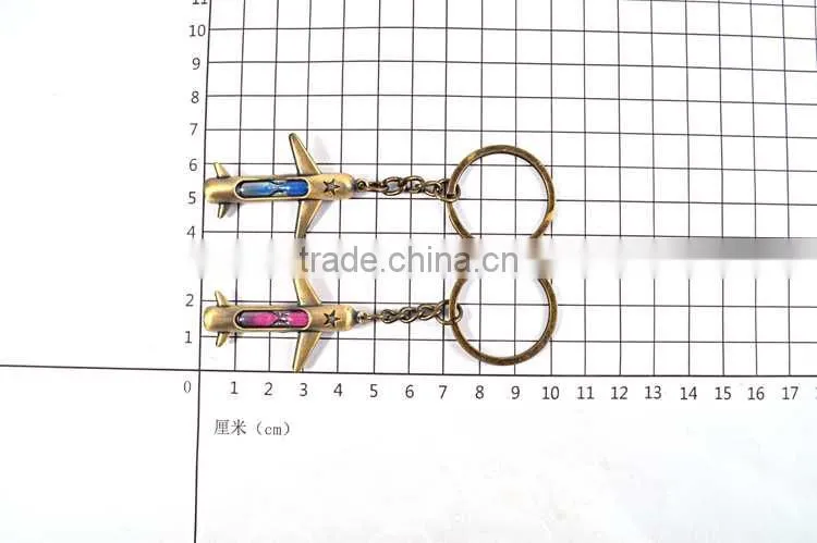 Hot Sale Promotional Mini customized remove before flight keychain