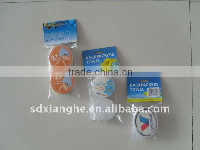 Round Shape Compressed Towel