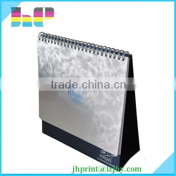 custom printable folding paper desk year calendar