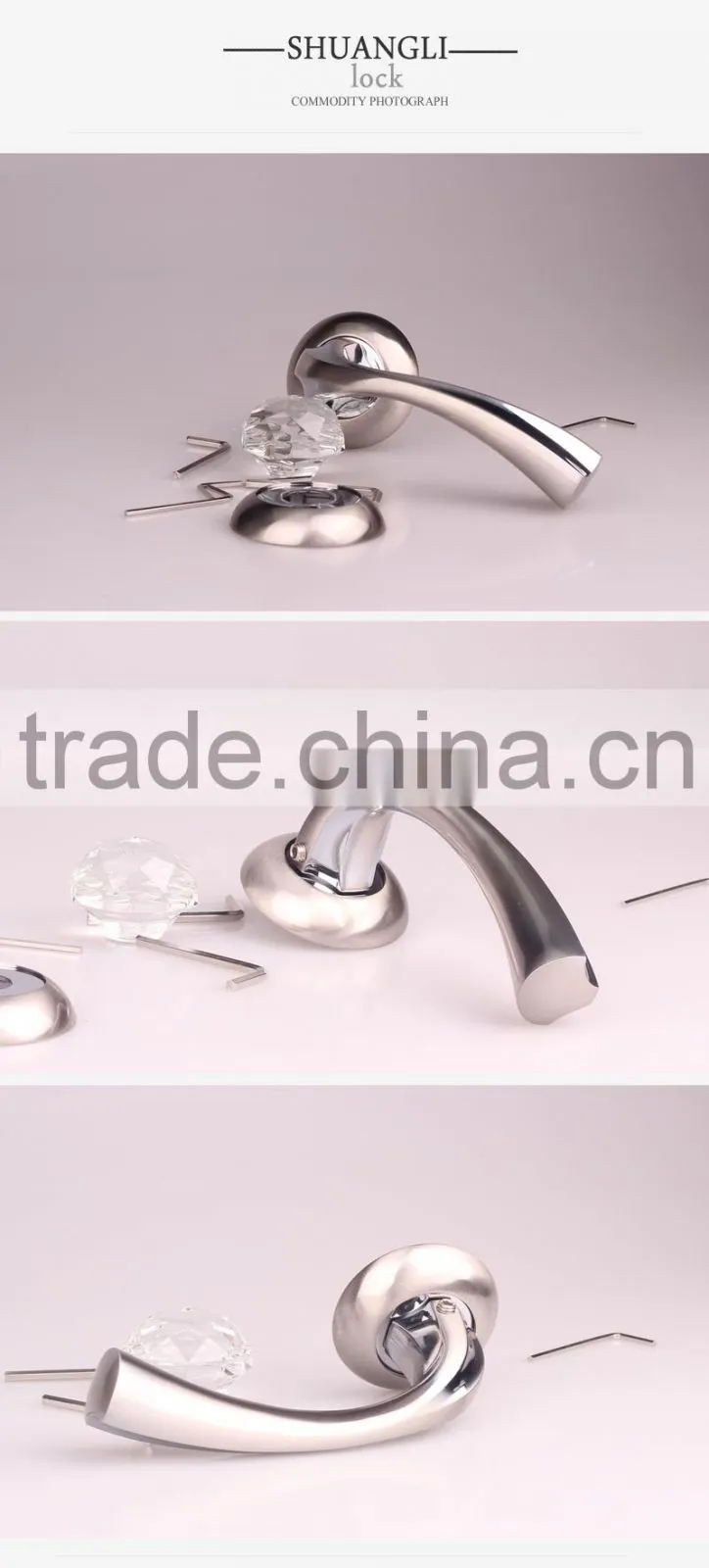 HZ53-26 Hot Sale cylinder sliding door lock mortise door handle