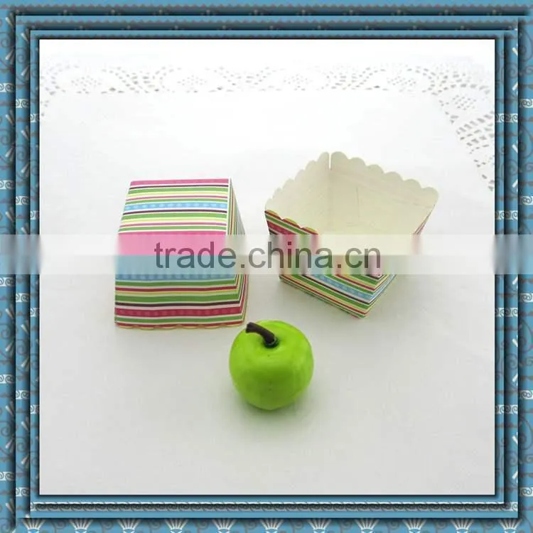 Square shape cupcake carrier,paper baking cup