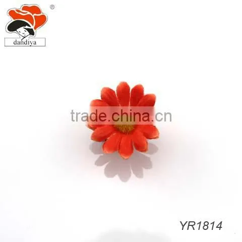 fabric flower rings jewellery