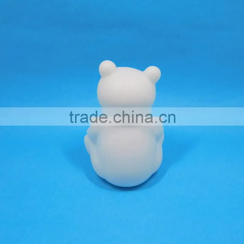 Plastic Honey Bear Plastic Electronic Toys Pvc Vinyl Wild Animal Toy Led Light Bear Toys