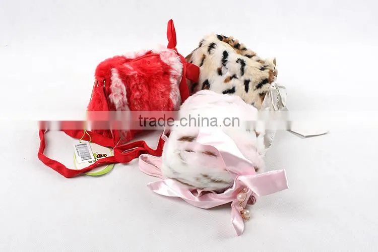 2015 Discount On Stock Children Handbag Girl Plush Bag Baby Girl Princess Mini Coin Purse