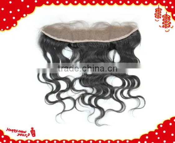 Middle parting lace closure , top quality popular ear to ear full lace frontal closures