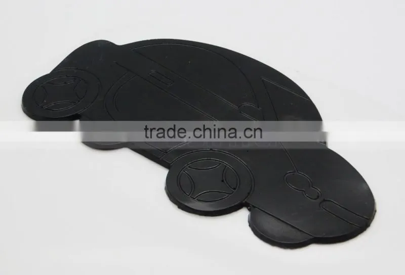 14x8x0.3 CM Car Shape Sticky Anti Slip Mat, Non-slip Pad