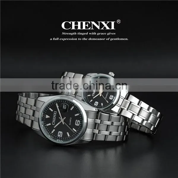 CHENXI Watches Wholesale 003-8J Black White Quartz Japan Movt Gift Watch Box OEM ODM Stainless Steel Watches Women