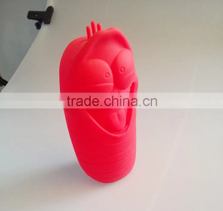 2015 Cartoon Silicone pencil pouches/cute pencil pouch