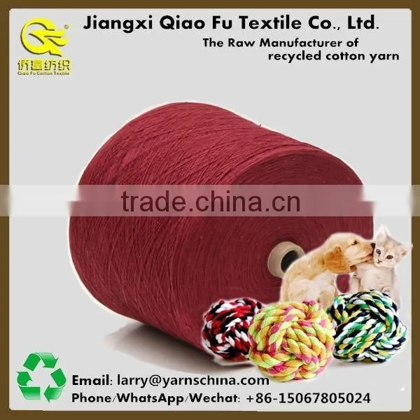 Professional Pet Yarn Manufacturer,OE Carded Cotton Polyester Blend Yarn