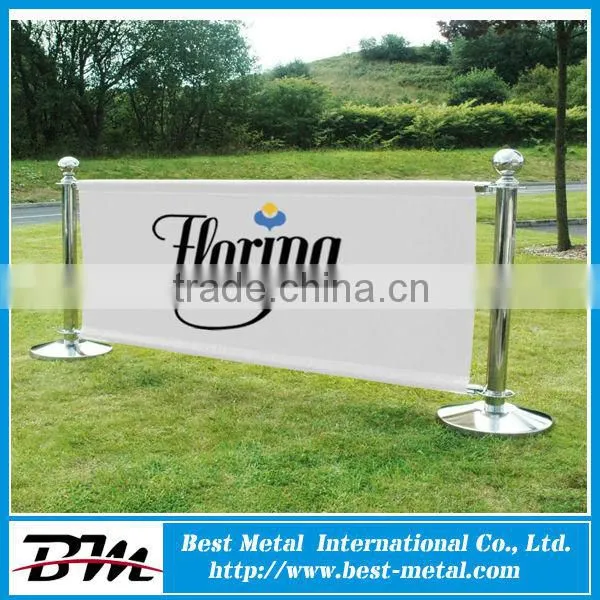 Ball Top Stainless Steel Breeze Barrier Stand