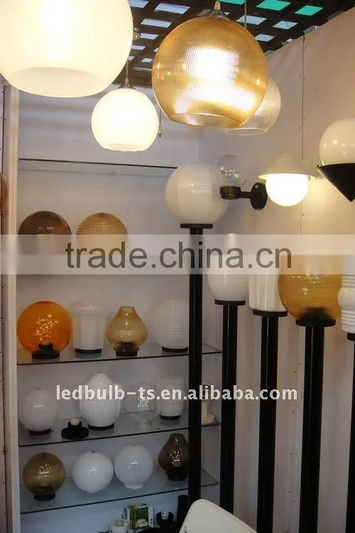 PMMA pendant lighting decoration, globe acrylic lamp shade