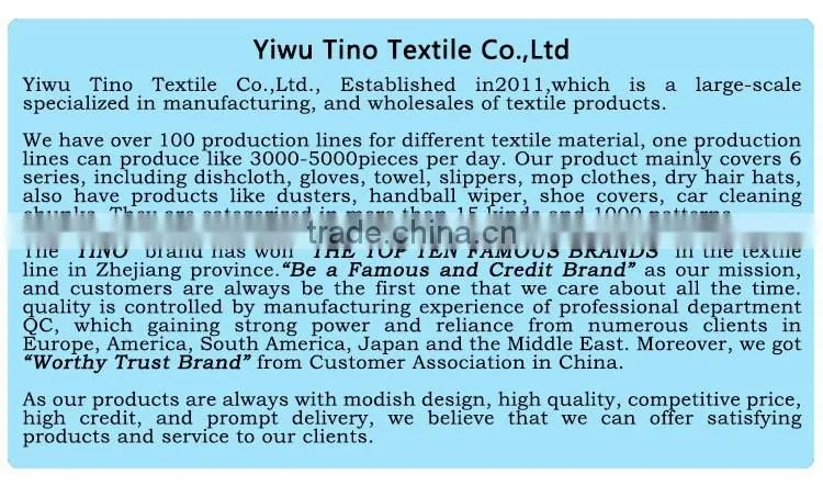 Don't be stained with oil wood fiber dedust cleaning glove