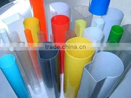 LED tube housing Colored PC/Polycarbonate Tube/Pipe/Tubing