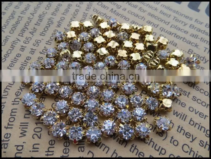 2014 New fashion sew on crystal rhinestone claw !!Wholesale crystal claw setting rhinestone!!
