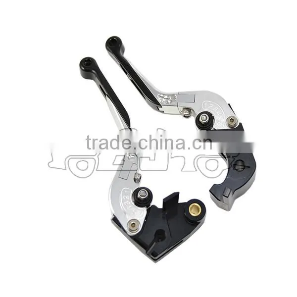 BJ-LS-001 CNC silver adjustable folding racing scooter 150fm brake clutch lever