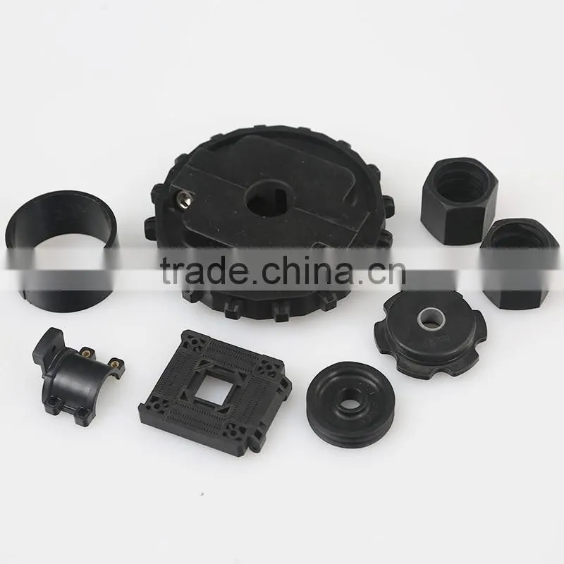 Custom made engineering sheave pulley parts POM-H Acetal plastic cnc machining products