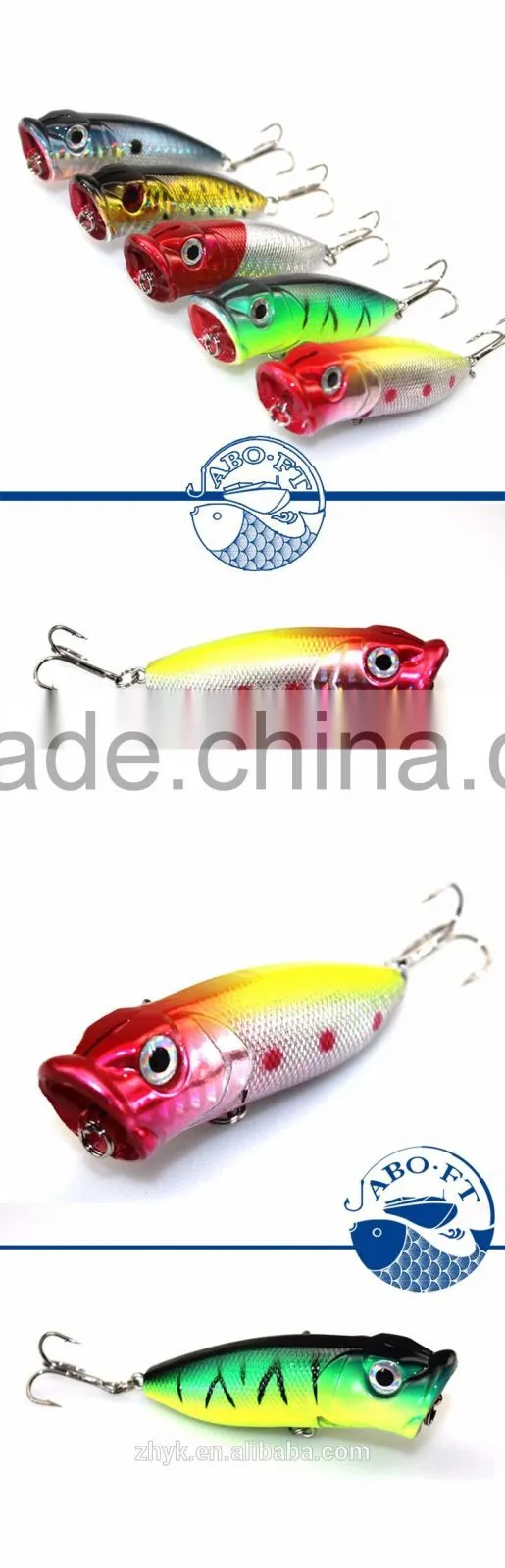 2016 wholesales price best sell popper 6.5cm 13g fishing lure