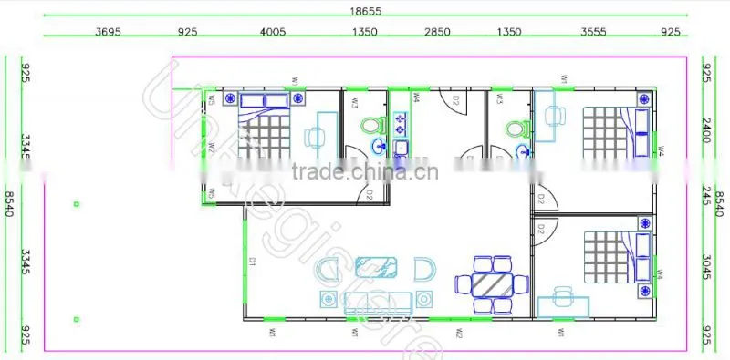 High quality prefabricated steel structure homes mobile modular container house