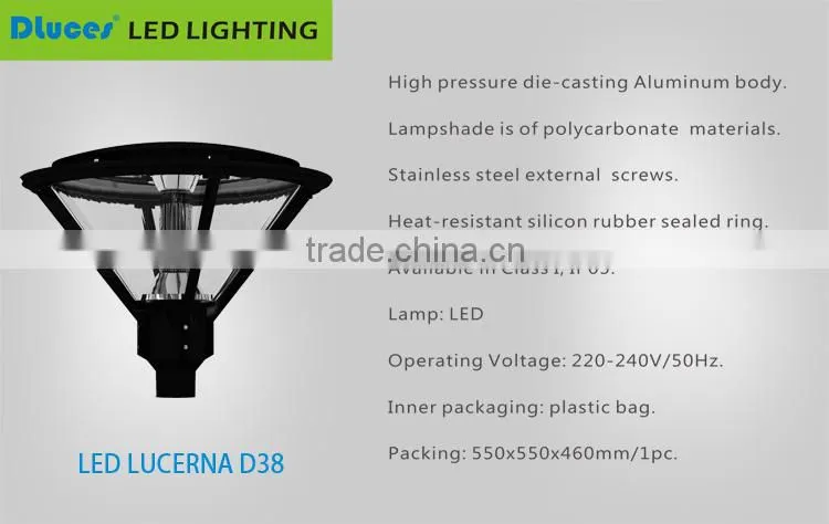 2016 60W CE RoHS IP65 high lumens urban led outdoor landscape lighting