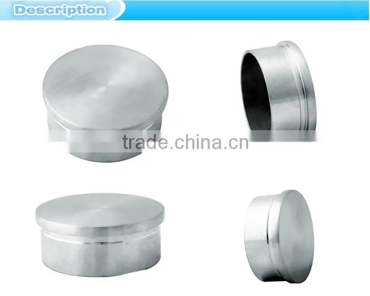 stainless steel metal pipe end cap/metal pipe end cap EC-09