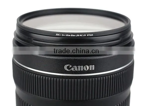 Schott Optical Glass Filter JJC S+ L39 Ultra Slim Multi-Coated UV Filter 38 Layer 99.5% Light transmission 9HD