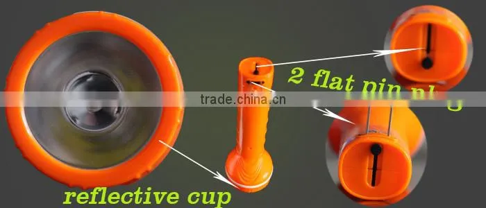 Chinese style high power rechargeable led flashlight