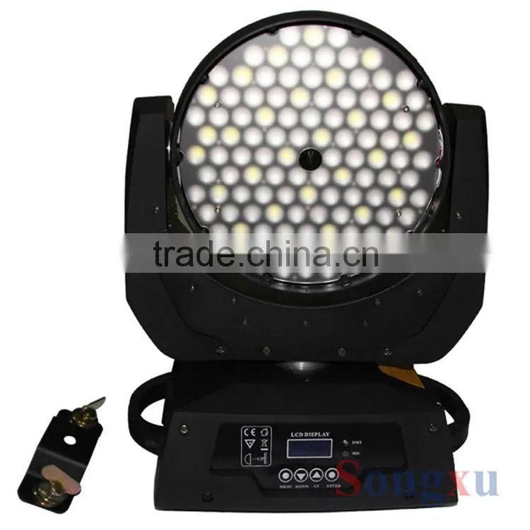 colorful lights 108x3w led zoom moving head wash led moving lights