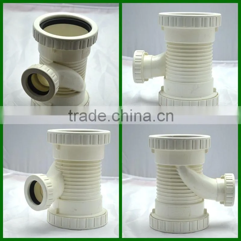 YiMing pvc spiral reducing tee