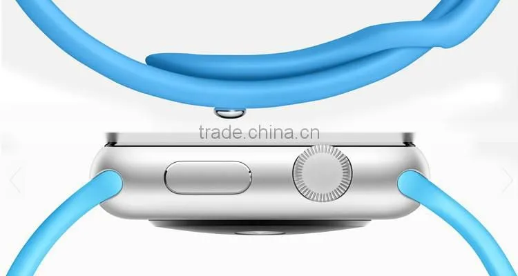 Cheapest Price Fashion Stouch Silicone Watch band for Apple Watch 38/42mm,Changeable Watch Silicone Band