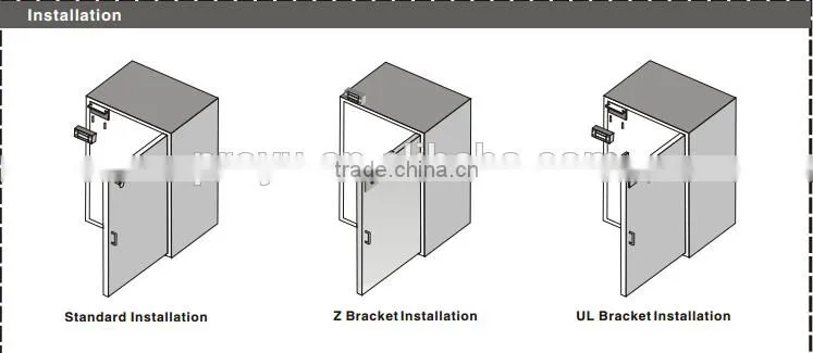 Door Access Control 60Kg Electric Magnetic Lock PY-EL5-1