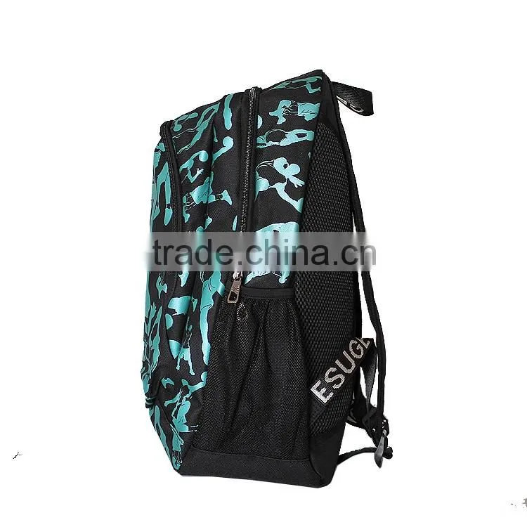 nylon high school bag modern day backpack unisex soft daily backpack bag