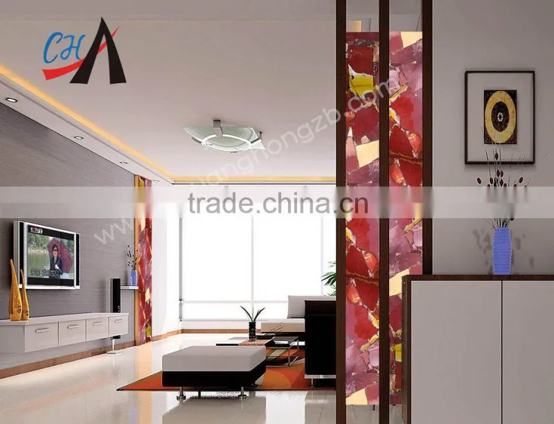 Yolk stone semi precious stone slab for flooring panel,wall tile,TV background