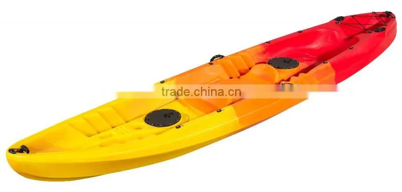 3.7M LLDPE 3 person sit on top China kayak