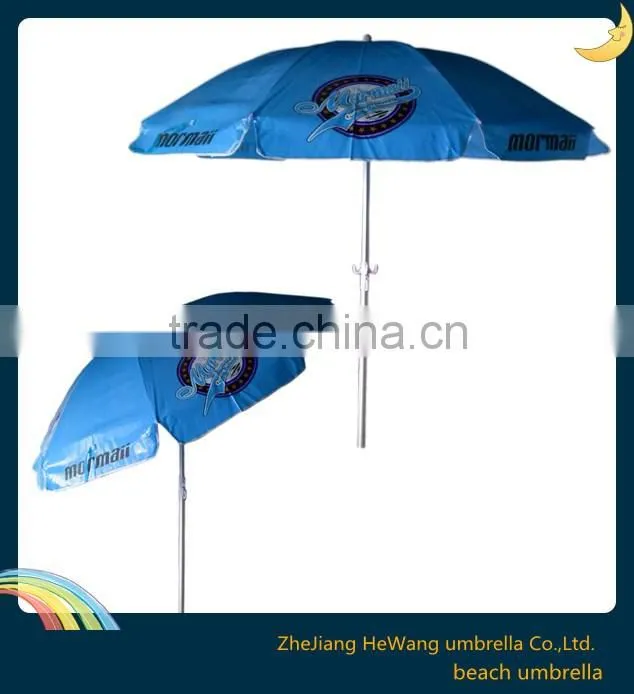 Hot Sale Advertising PVC Fabric Beach Umbrella