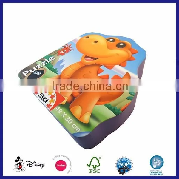 education toys 2016 cardboard animal children toy puzzle
