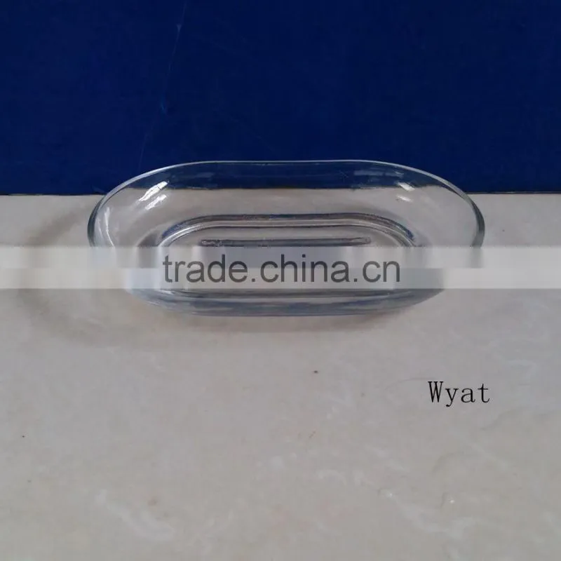 2015 glass soap box for bathroom set SLBc22