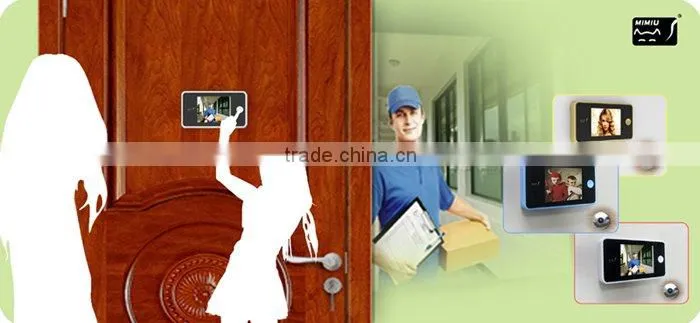 China 2.8 inch LCD Brass Electronic Peephole Camera