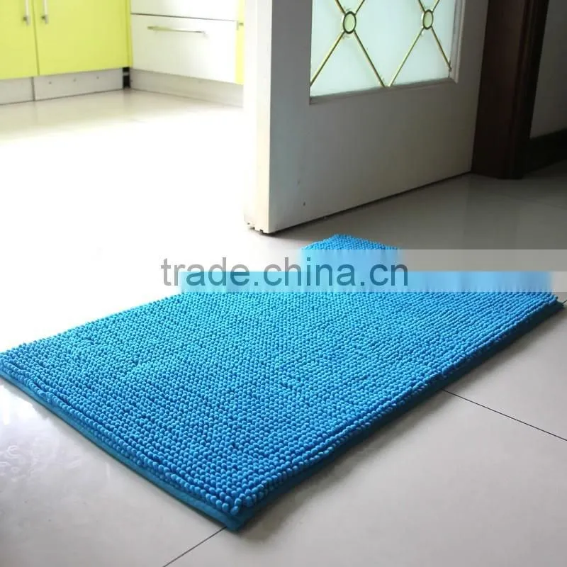 100%chenille good hygroscopic bathroom carpet