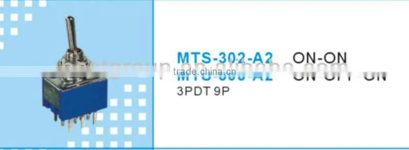 3 pin toggle switch MTS-302-A2