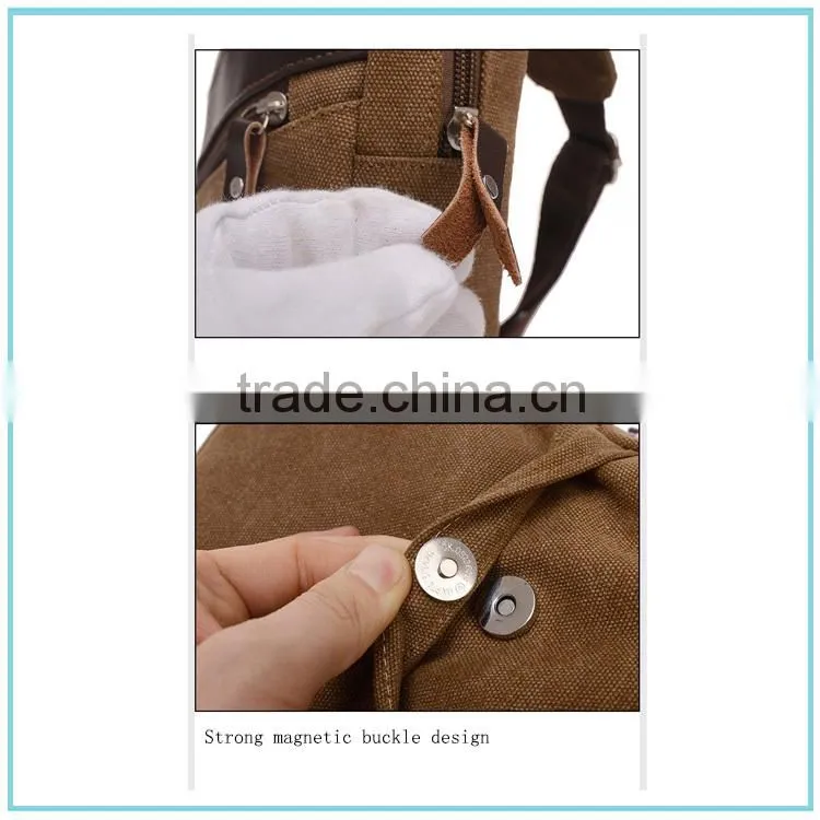 New Canvas Bag Messenger Shoulder Men Bag sport Chest Bag