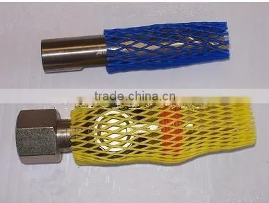 Wine bottle protective packaging sleeve net