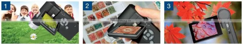 handheld microscope 5M 1000x handheld digital microscope with LCD screen China suppliers