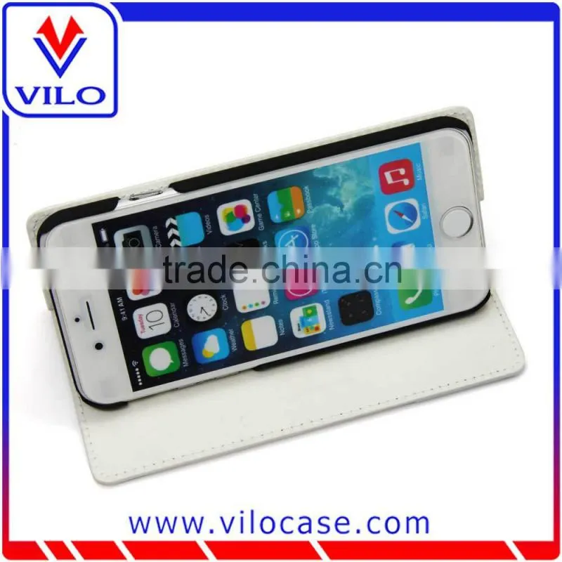 various colors combo Leather flip case for iphone 6s