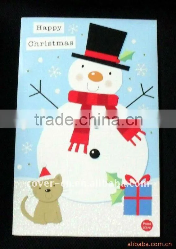 Hotsale Promotion gifts LED Music Greeting Cards