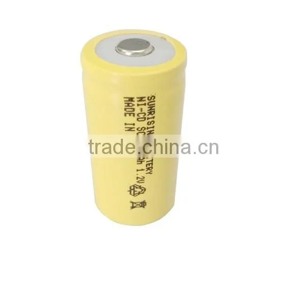 1.2v ni-cd sc 1300mah rechargeable battery