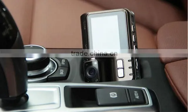 120 degree wide-angle G-sensor dual lens in vehicle camera