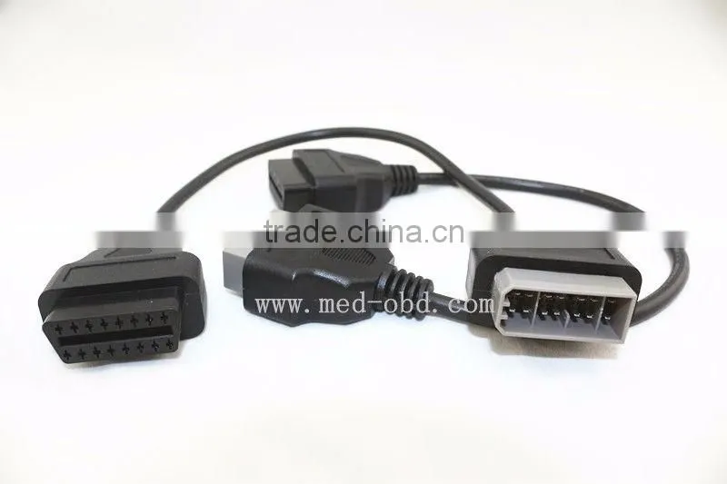 OBD2 Adapter Cable 14 Pin To J1962 Female 16Pin