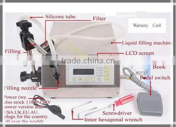 Filling Range 2-3500ml micro-computer to control liquid filling Machine